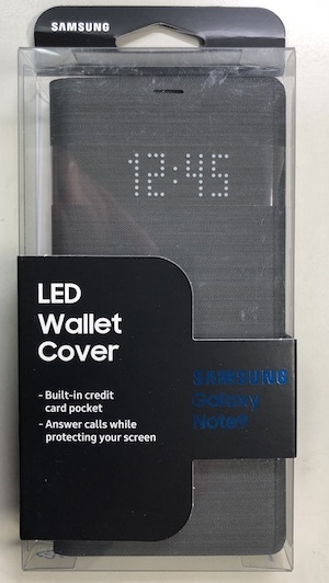 Galaxy Note9の純正LEDビューカバーの米国版をチェック。問題なく動作 